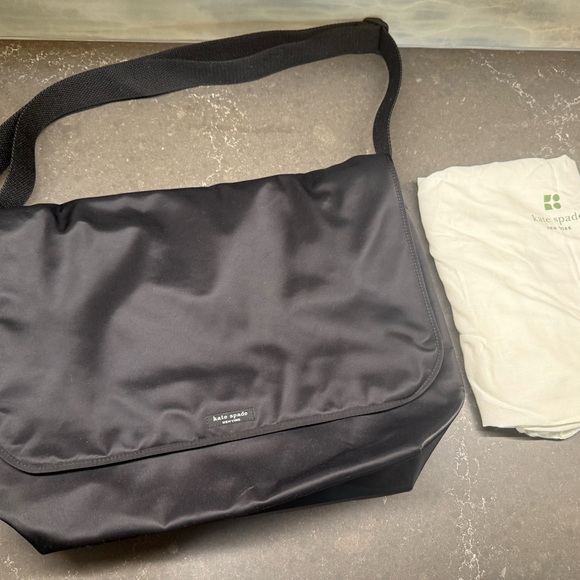 Kate Spade Charcoal Messenger Bag - Picture 1 of 5